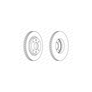 Гальмівний диск FERODO DDF1397 зображення 1