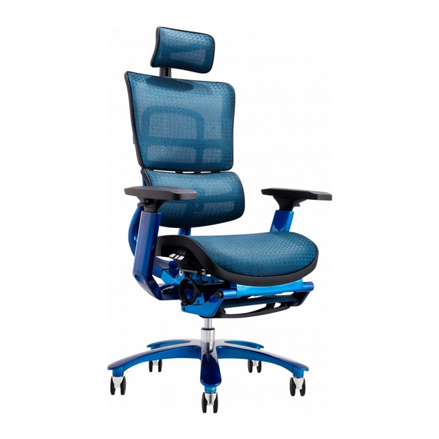 Офісне крісло GT Racer X-815L Black/Blue (X-815L Black/Blue (W-85)) - зображення 1