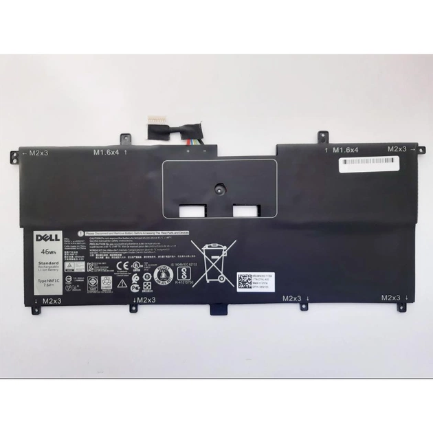 Аккумулятор для ноутбука Dell XPS13-9365 NNF1C 46Wh (5940mAh), 4cell, 7.6V, Li-ion (A47459) - изображение 1