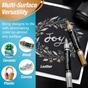 Набір маркерів Faber-Castell акрилові двобічні Black Edition Shake & Paint Acrylic Marker, 6 кольорів металіків (33049) - зменшене зображення 6