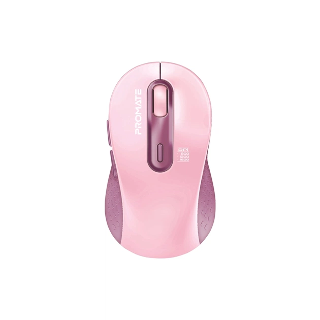 Мишка Promate Ken Wireless/Bluetooth Pink (ken.pink) - зображення 1