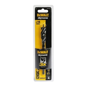 Свердло DeWALT по дереву спіральне, D=16 мм, L=152 мм, WL=100 мм, 1 шт (DT90240) зображення 1