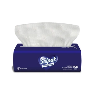 Паперові рушники Selpak Professional Premium V-складання 2 шари 150 шт. (8590530066021) зображення 1