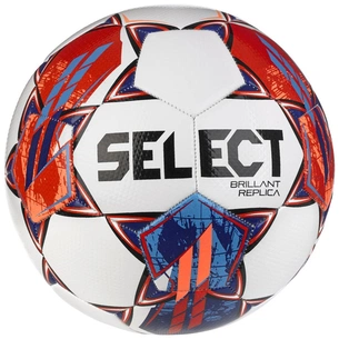М'яч футбольний Select Brillant Replica v23 біло-червоний Уні 4 (5703543317264) зображення 1