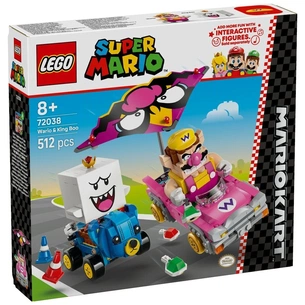 Конструктор LEGO Super Mario Mario Kart – Wario та King Boo (72038) зображення 1