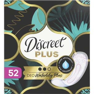 Щоденні прокладки Discreet ZonePlus Deo Waterlilly 52 шт. (8006540231746/8700216154789) зображення 1
