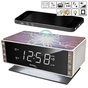 Настільний годинник Technoline з радіо WT487 Wireless Mobile Charging White/Brown (DAS302715) - зменшене зображення 5