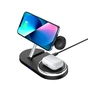 Зарядний пристрій Armorstandart Wireless Charging H102 3 in 1 Magnetic Black (ARM78103) - зменшене зображення 5