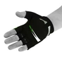 Велорукавиці PowerPlay 5028 Black/Green M (5028A_M_Green) - зменшене зображення 4
