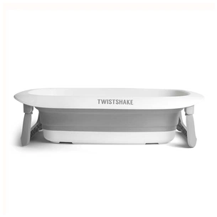 Ванночка Twistshake Pastel Grey розкладна з вкладишем для купання (78538) зображення 1