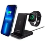 Зарядний пристрій Canyon WS- 304 Foldable 3in1 Wireless charger (CNS-WCS304B) - зменшене зображення 6