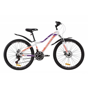 Велосипед Discovery 26" KELLY AM DD рама-13,5" St 2020 біло-фіолетовий з помаранчевим (OPS-DIS-26-251) зображення 1