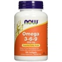 Жирные кислоты Now Foods Омега 3-6-9 1000мг, 100 желатиновых капсул (NF1835) - уменьшенное изображение 1