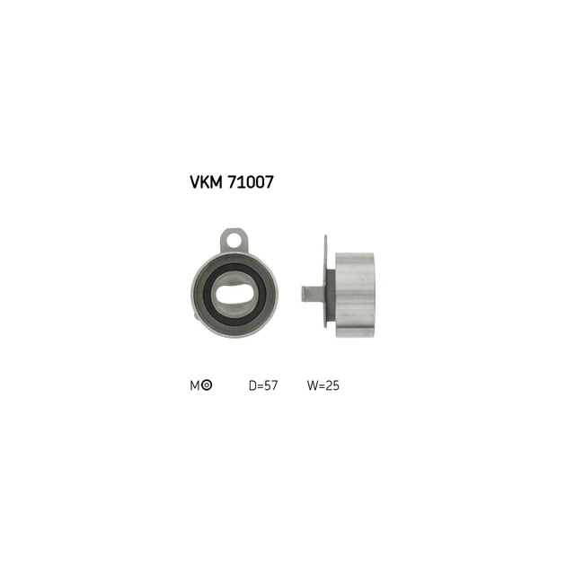 Ролик натягувача ременя SKF VKM 71007 - зображення 1