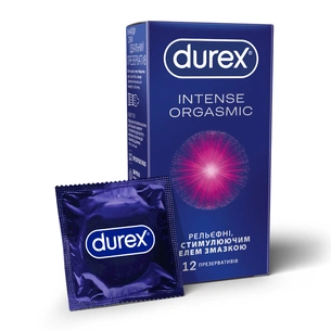 Презервативы Durex Intense Orgasmic рельефные со стимул. гелем-смазкой 12 шт. (5052197056037) изображение 1