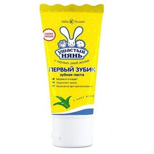 Дитяча зубна паста Ушастый нянь Первый зубик 50 мл (4600697172828) зображення 1