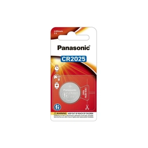 Батарейка CR 2025 Lithium 1pcs Blister Panasonic (CR-2025PT/1B) изображение 1