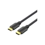 Кабель мультимедійний HDMI M to HDMI M 10.0m 4K cotton braided black Vention (ALLBL) - зменшене зображення 1