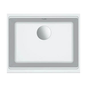 Мийка кухонна Elleci TIME 105 under top bianco 68 зображення 1