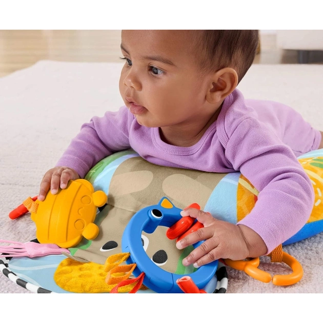 Дитячий килимок Fisher-Price Подушка для гри на животику "Лагідний ведмедик" (JHB44) - зображення 7