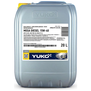 Моторна олива Yuko MEGA DIESEL 15W-40 20л (4820070240542) зображення 1