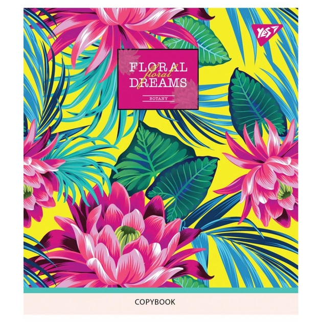 Зошит Yes А5 Tropical Paradise 18 аркушів лінія 5 дизайнів (765219) - зображення 1