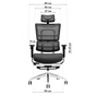 Офисное кресло GT Racer X-802L Light Gray (X-802L Light Gray (W17-1)) - уменьшенное изображение 9