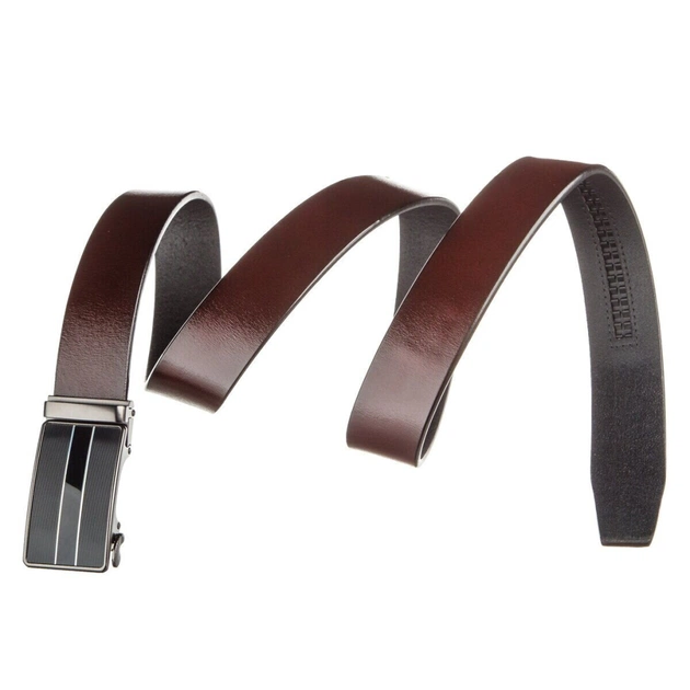 Ремінь Vintage З автоматичною пряжкою Коричневий (20210) - зображення 10