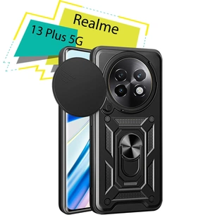 Чохол до мобільного телефона BeCover Military Realme 13 Plus 5G Black (713076) зображення 1