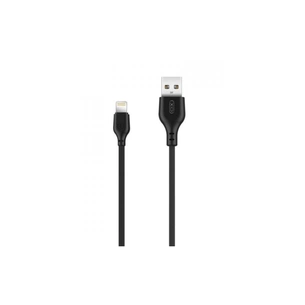 Дата кабель USB 2.0 AM to Lightning 1.0m 2.1A black XO (NB36-L-1-BK) зображення 1