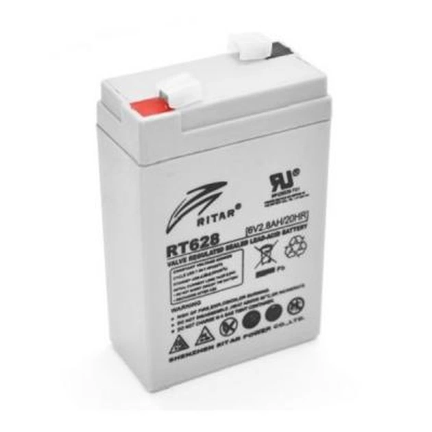 Батарея к ИБП Ritar AGM RT628, 6V-2.8Ah (RT628) - изображение 1