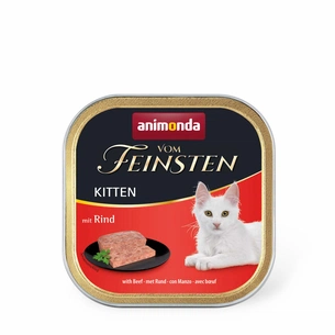 Паштет для котів Animonda Vom Feinsten Kitten with Beef 100 г (4017721832205) зображення 1