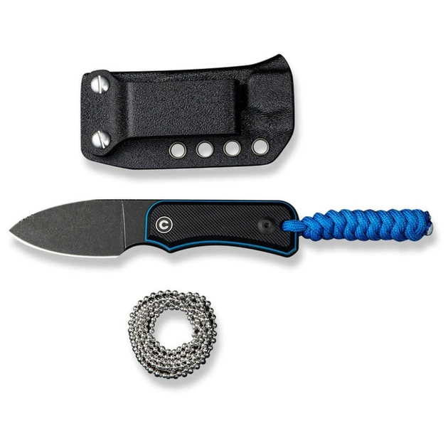 Ніж Civivi Baby Banter Fixed Blade, Black G10, Darkwash (C23045-1) - зображення 1