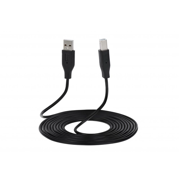 Кабель для принтера USB 2.0 AM/BM 3.0m 2E (2E-W-3169m3) - изображение 1