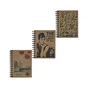 Блокнот Buromax spiral side, В6, 96sheets, KRAFT, square (assorted) (BM.2479) - уменьшенное изображение 2