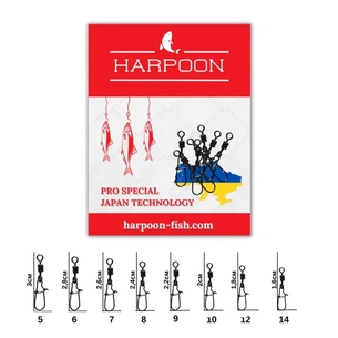 Вертлюг Harpoon з карабіном No.9 7шт (2700000018682) изображение 1