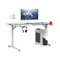 Комп'ютерний стіл GT Racer T-1217 White (T-1217 (160x60-100x73) White) - зменшене зображення 3