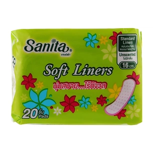 Щоденні прокладки Sanita Panty Soft Liners 16 см 20 шт. (8850461601771) зображення 1