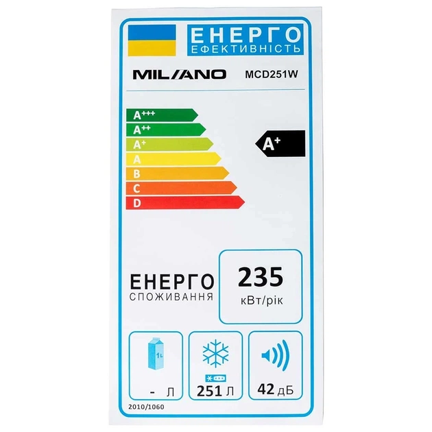 Морозильна скриня Milano MCD251W - зображення 10