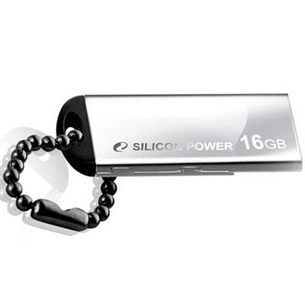 USB флеш накопичувач Silicon Power 16Gb Touch 830 silver (SP016GBUF2830V1S / SP016GBUF2830V3S) зображення 1