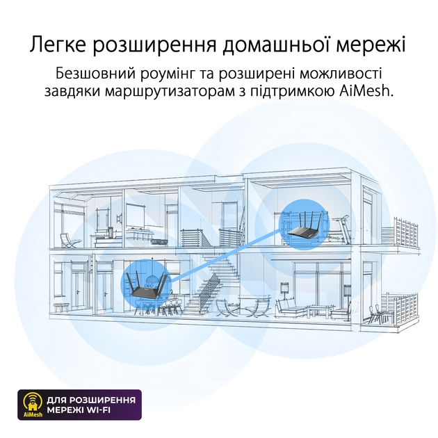 Бездротовий маршрутизатор Asus RT-AX52 (90IG08T0-MO3H00) - зображення 7