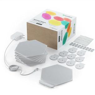 Розумна система освітлення Nanoleaf Shapes Hexagon Starter Kit Apple HomeKit, 9 шт. (NL42-0002HX-9PK) зображення 1