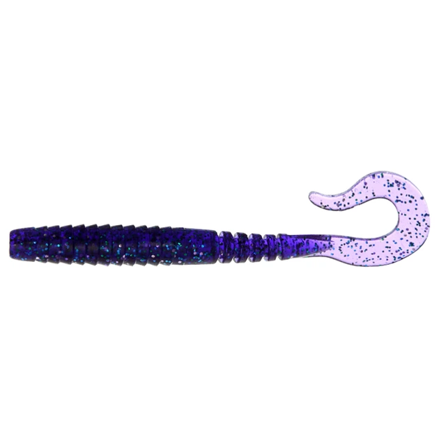 Силікон рибальський FishUP Vipo 2.8" 060 - Dark Violet/Павлина&Silver (9шт/уп) (1864.05.80) - зображення 1