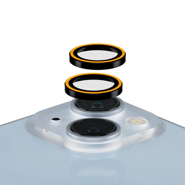 Скло захисне Armorstandart for Camera AR iPhone 15 / 15 Plus Orange (ARM76133) - зображення 1