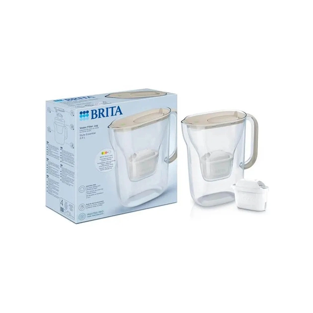 Фільтр-глечик Brita Style Essential MXPro 2.4л з картриджем пісочний (1058041) - picture 12