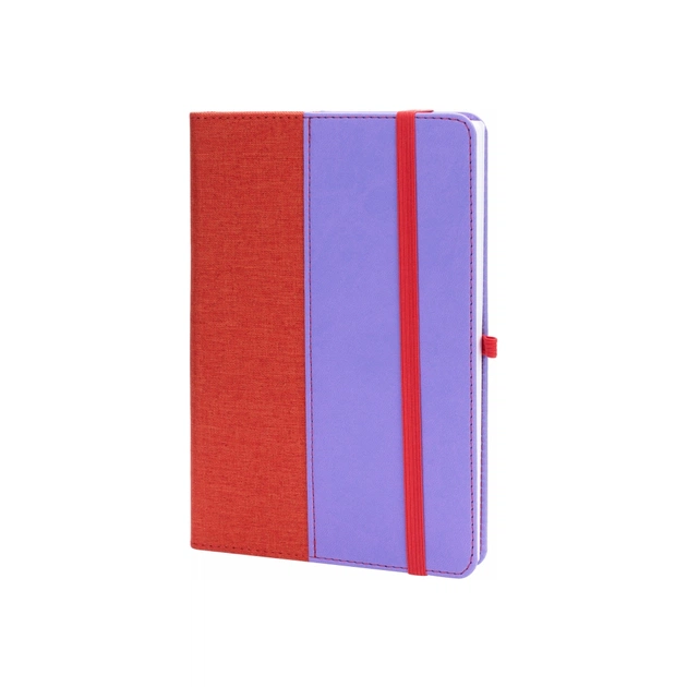 Книга записна Optima А5 COMBI-17, тверда обкладинка, гумка,лінія (O20125-17) - зображення 1