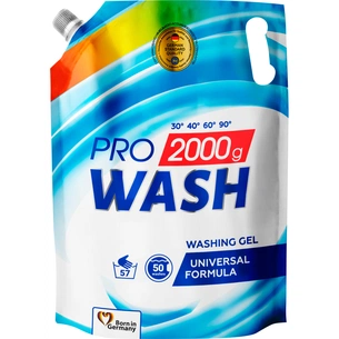 Гель для прання Pro Wash Універсальний 2 кг (4260637722096) зображення 1