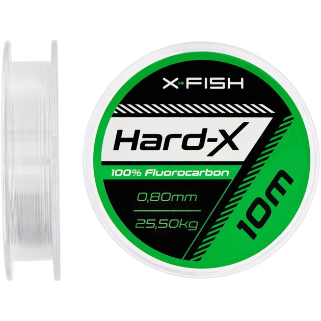 Флюорокарбон X-Fish Hard-X 10m (clear) 0.80mm 25.50kg (1917.03.79) - изображение 1