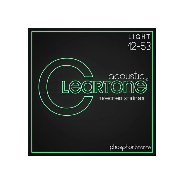 Струны для гитары Cleartone Acoustic Phosphor Bronze Light (12-53) (7412) - изображение 1
