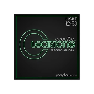 Струни для гітари Cleartone Acoustic Phosphor Bronze Light (12-53) (7412) зображення 1